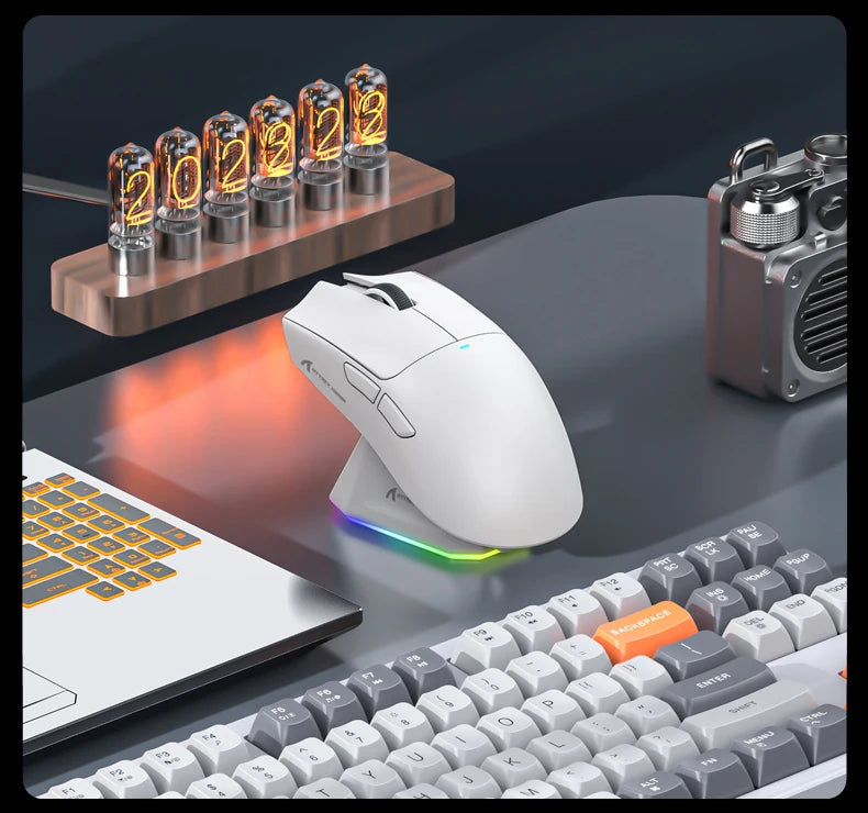 Souris Gaming Attack Shark X11 - Station de Charge RGB