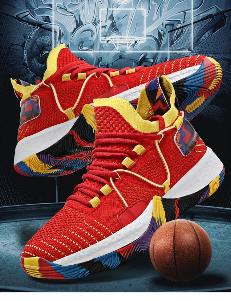 Sneaker Sport Léger Antidérapant Multicolor