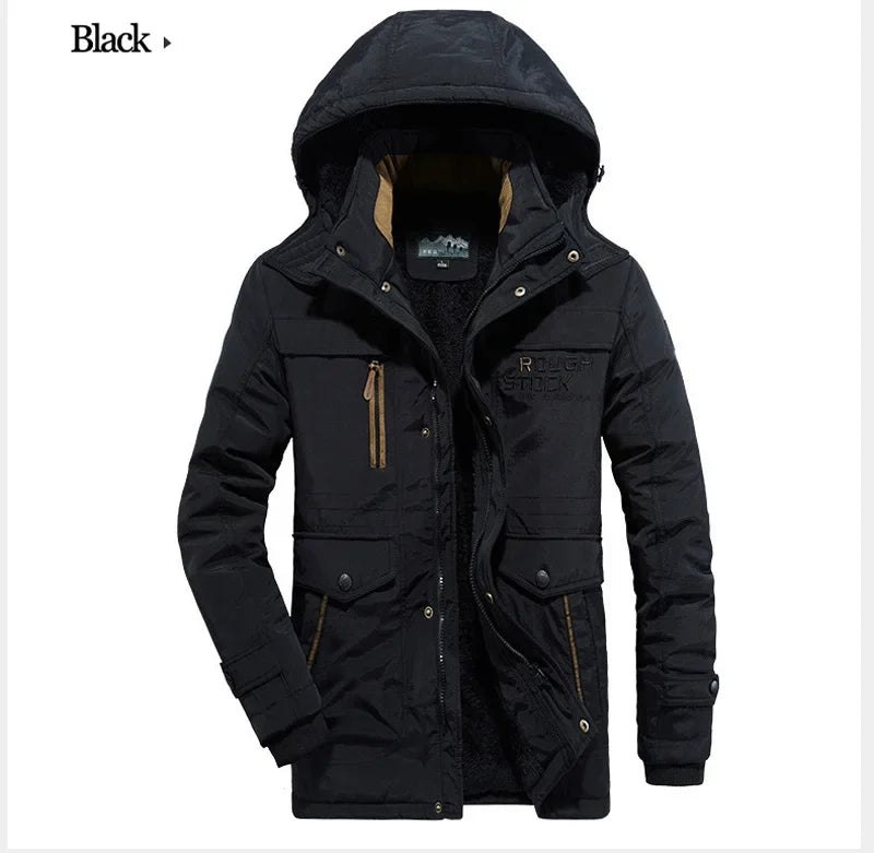 Parka Militaire Coupe-Vent Multi-Poches