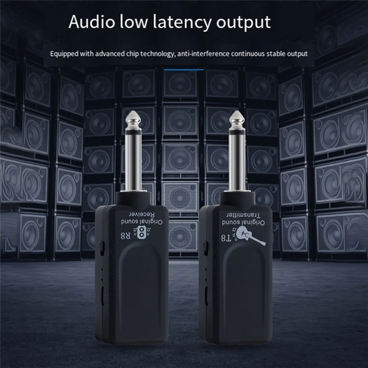 AAAEL-Speakers Sound Instruments Bass Keys Electric Guitar Electronic Blow Tube Saxophone Wireless Audio Transceiver Accessories