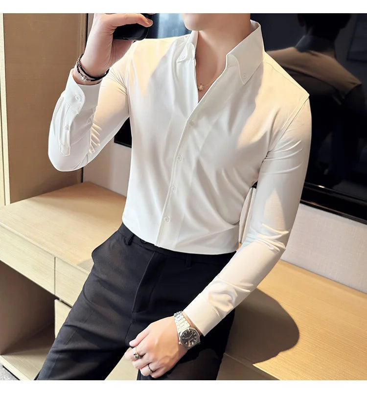 Chemise Slim Fit British ML Homme 2026