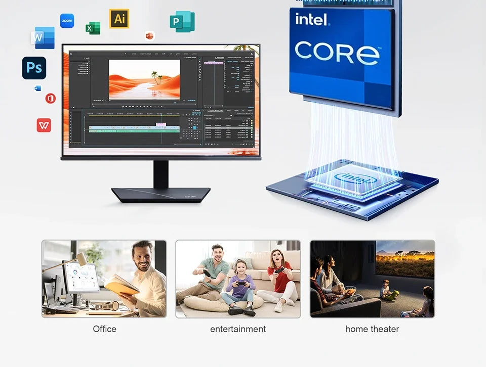 Portable Mini PC Windows 11 Pro Core i9 10980HK Desktop Gaming Computer PC 16GB RAM 1TB 2TB SSD WiFi 6 Portable Pc Gamer