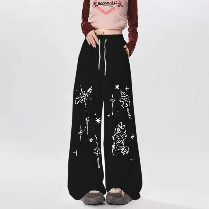 Pantalon Y2K Vintage Hip Hop Femme