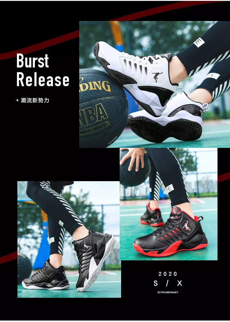 Basket Basketball Cuir Léger Waterproof