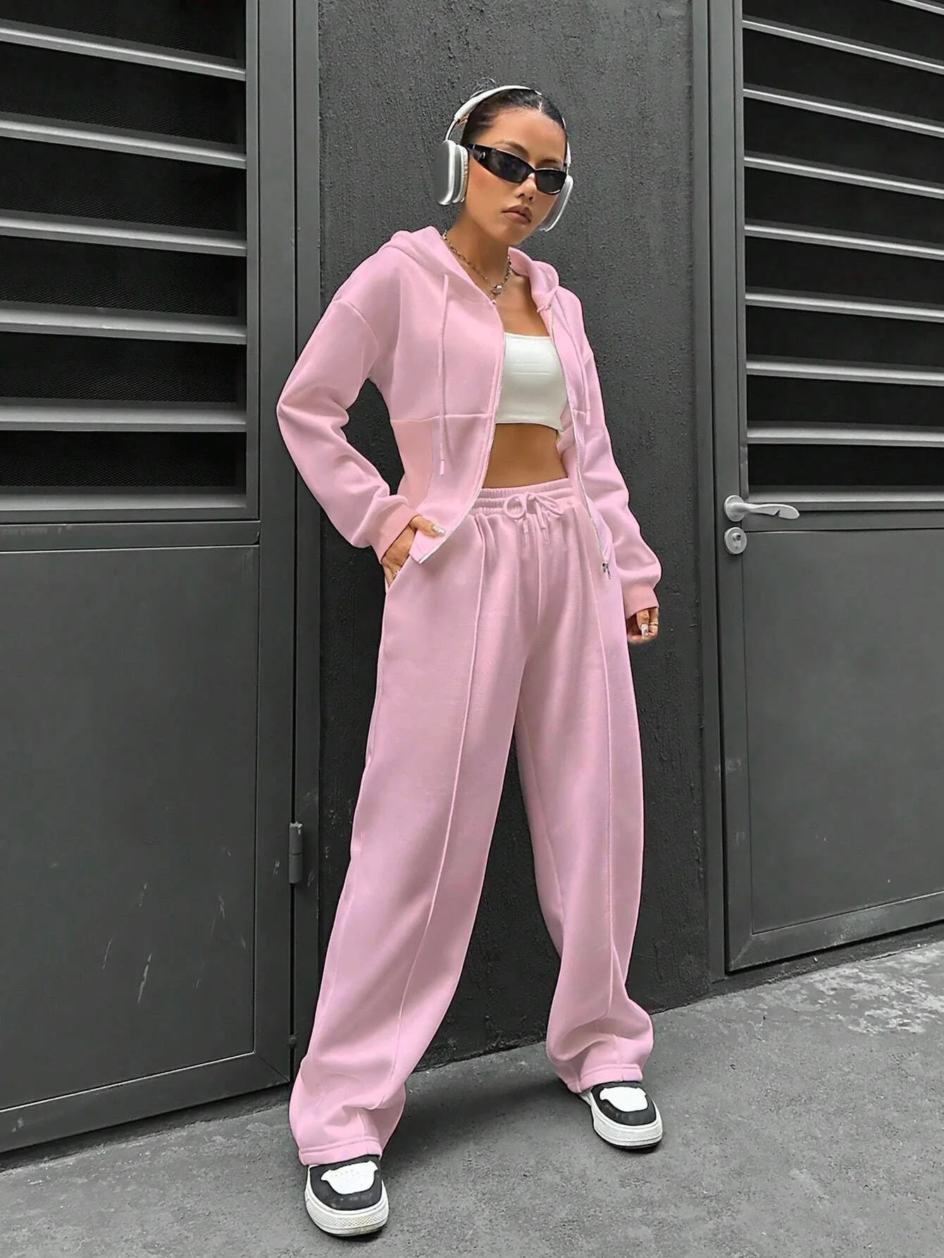 Ensemble Sport Femme - Zip-up & Jogging Slim