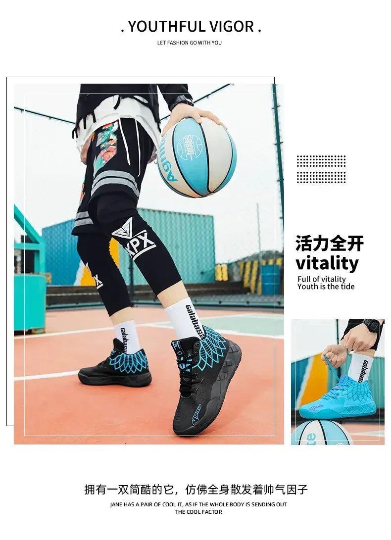 Sneaker Basketball Mandarin Duck Rouge