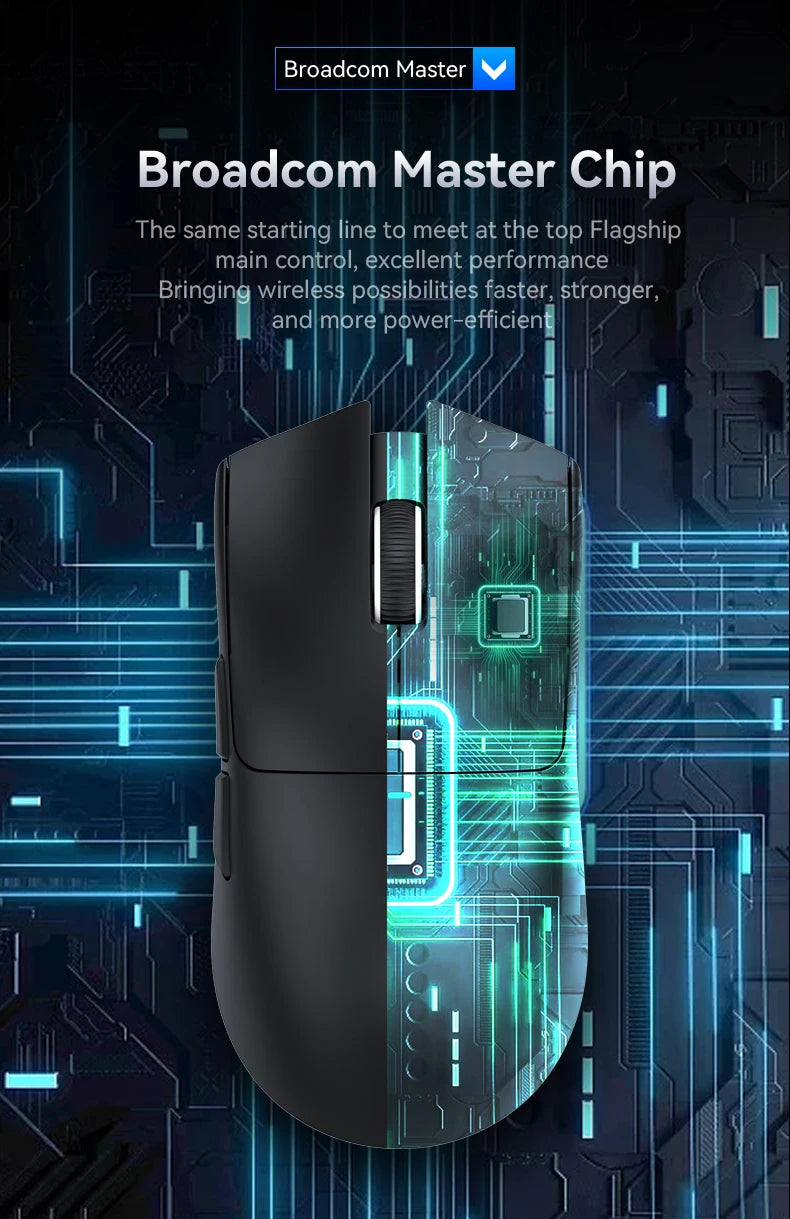 Souris Gaming Attack Shark X11 - Station de Charge RGB