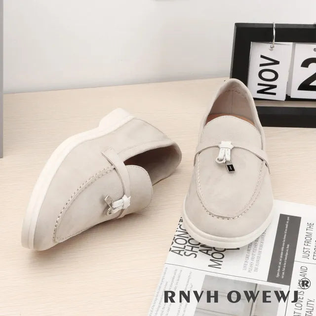Femme chaussures aucun adulte autres femmes couture en caoutchouc appartements mocassins réel