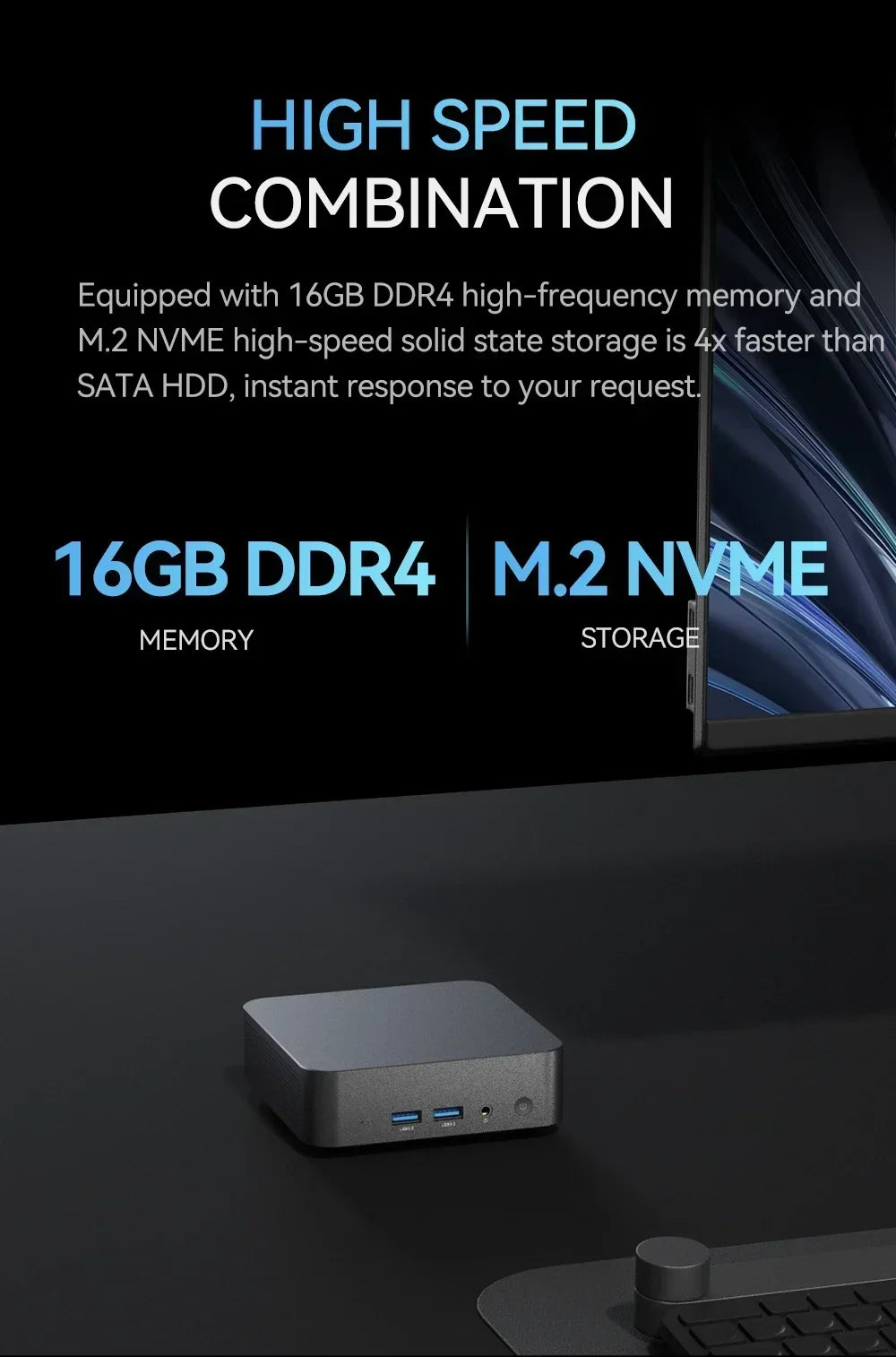 Portable Mini PC  Core i9-10980HK Gaming Mini PC Windows 11 Pro 16GB/32GB DDR4 1TB 2TB M.2 SSD WiFi 6 BT5.2 Desktop Computer