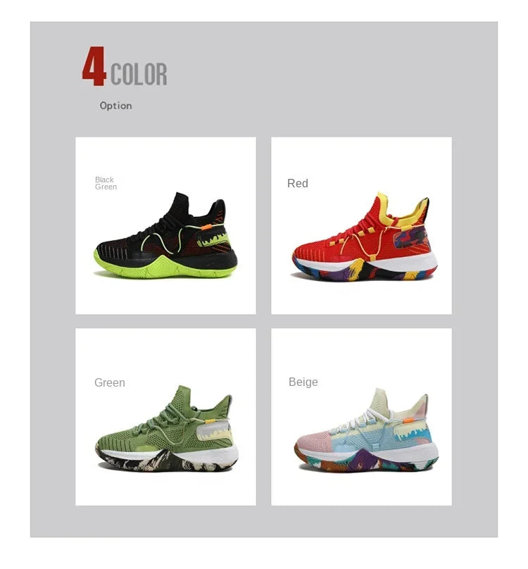 Sneaker Sport Léger Antidérapant Multicolor