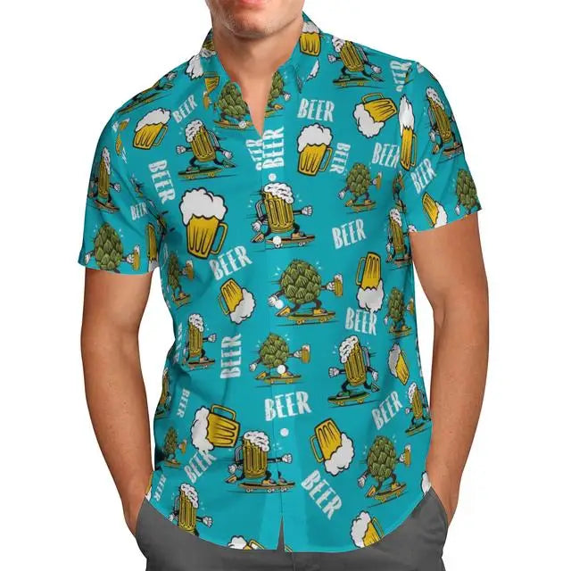 T-Shirt Hawaiian 3D Vaisseau Spatial