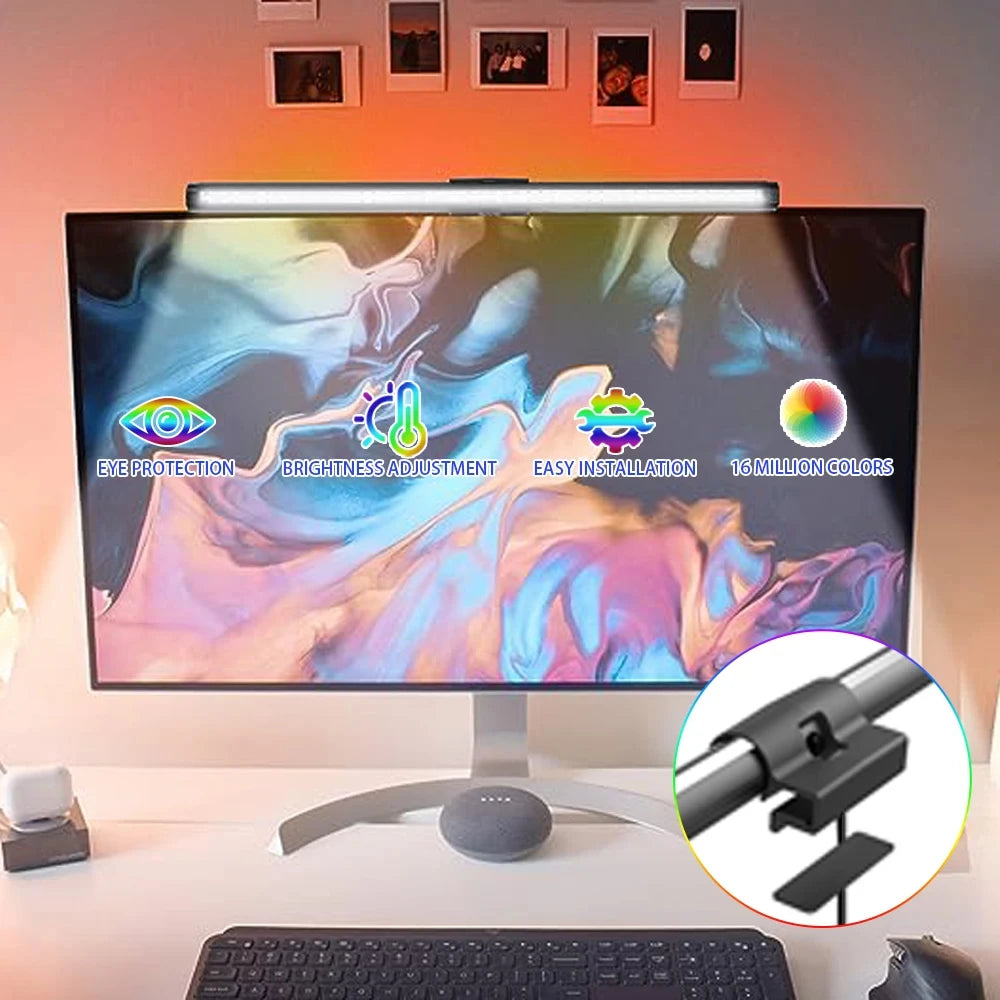 Barre Lumineuse Moniteur PC RGB Protection Yeux