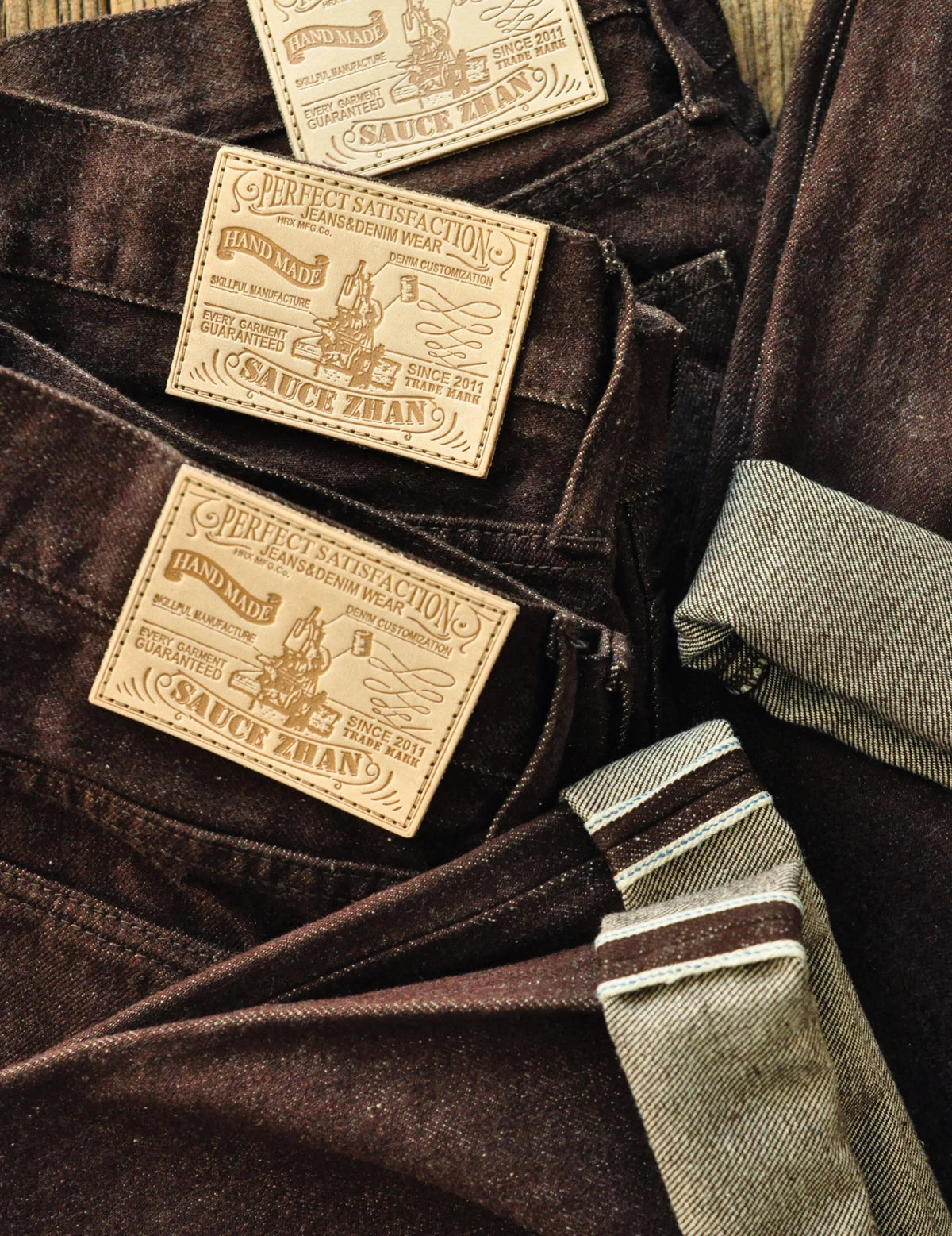 Jean Selvedge Saucezhan 13.8oz Tapered