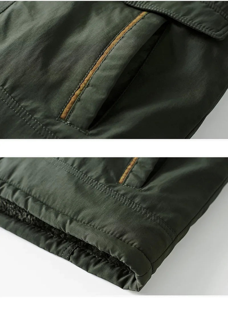 Parka Militaire Coupe-Vent Multi-Poches