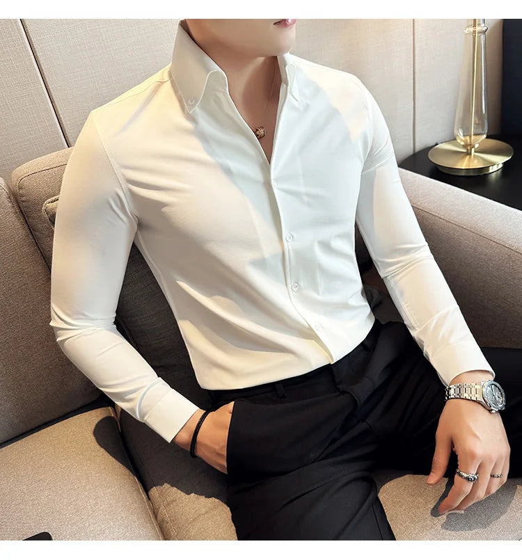 Chemise Slim Fit British ML Homme 2026