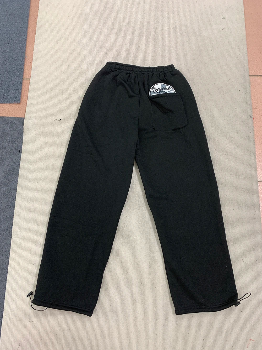 Pantalon Streetwear Brodé Couple Automne
