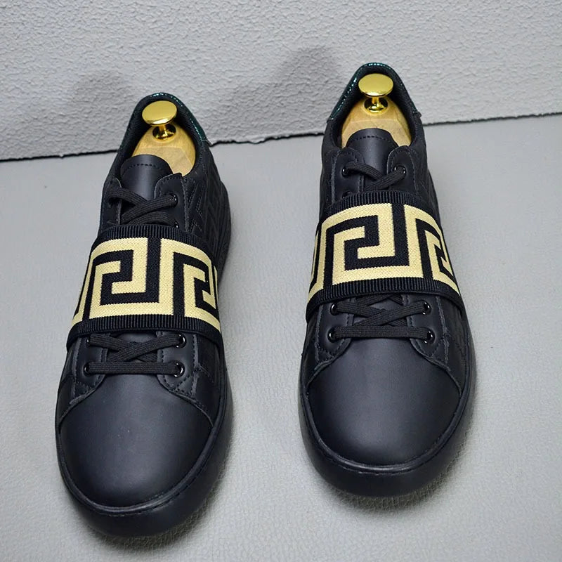 skateboard stylish shoes for man sneakers comfortable luxury man casual shoes flats trainers black white scarpe eleganti uomo