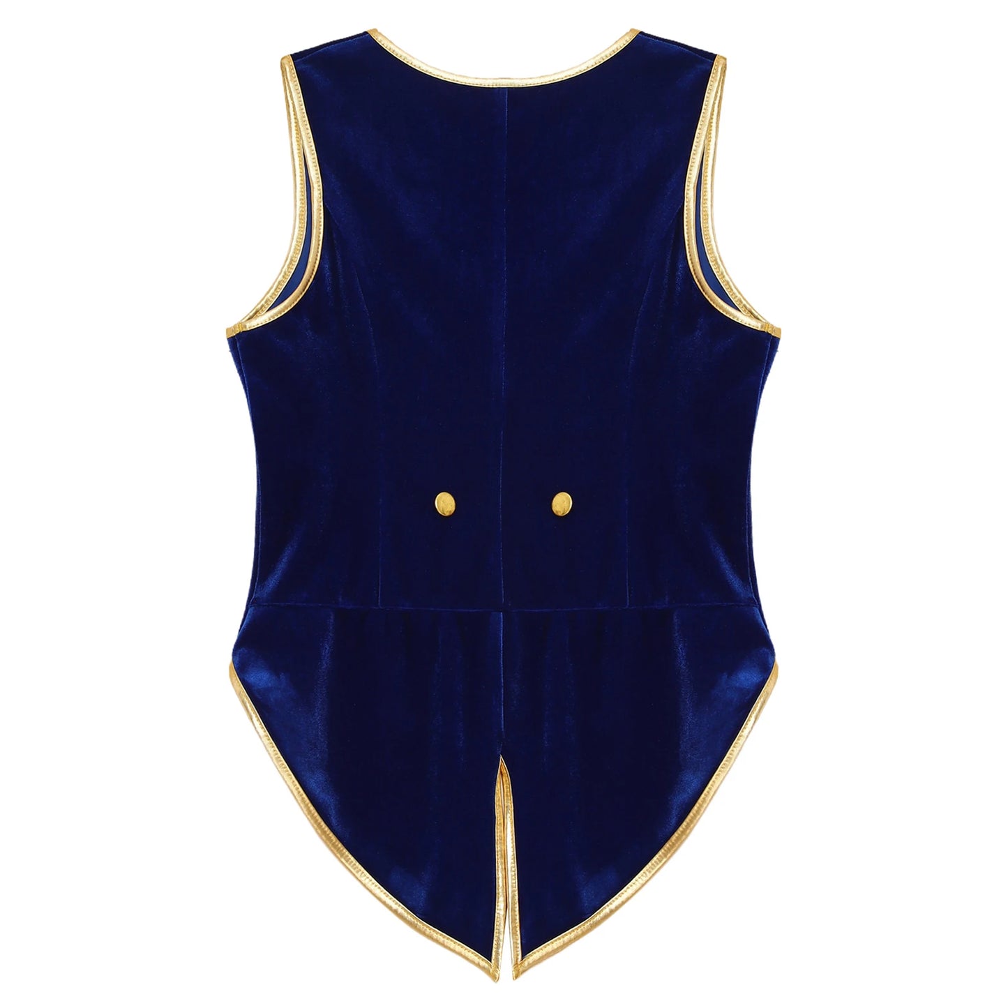 Velvet Vest Children Gentleman Tuxedo Vintage Victorian Steampunk Jacket Tailcoat Theme Party Medieval Costume Fancy Dress Up