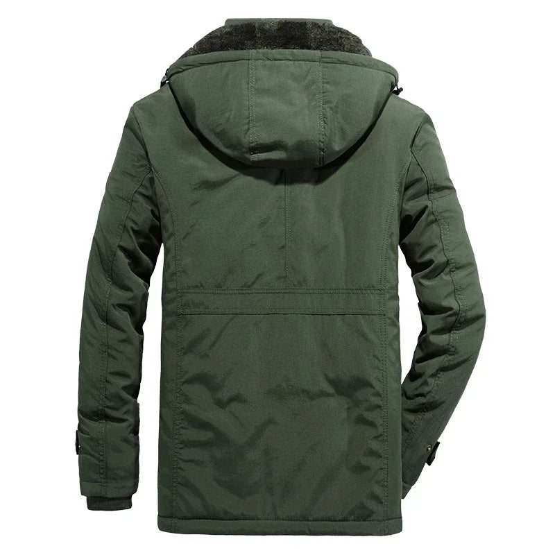 Parka Militaire Coupe-Vent Multi-Poches