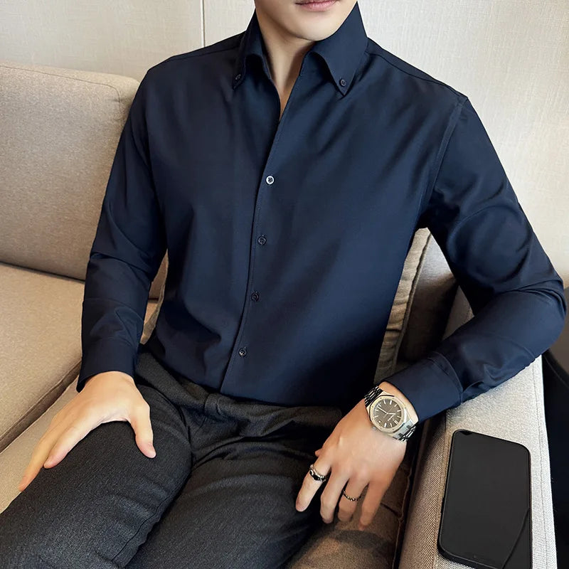 Chemise Slim Fit British ML Homme 2026