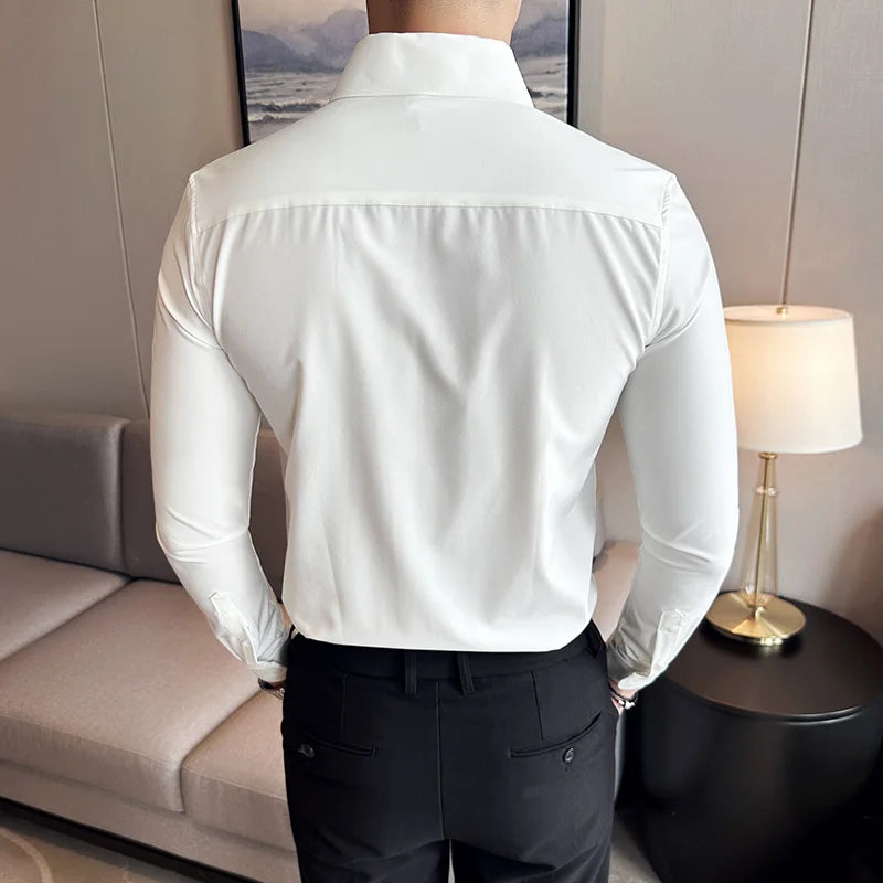 Chemise Slim Fit British ML Homme 2026