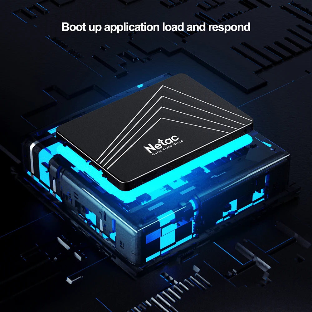 Netac 2.5'' SATA SSD 128gb 256gb 512gb 1tb 2tb 4tb Hard Drive Internal SATA3 Solid State Drive for PC