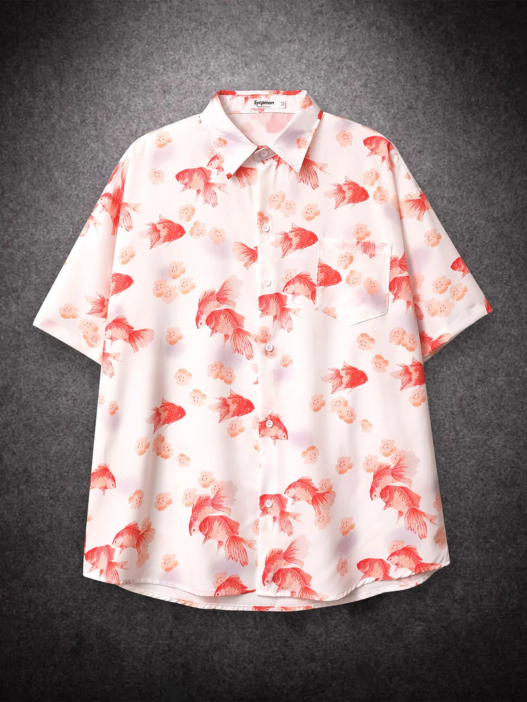 Chemise MC Poisson Dore Hawaiian Loose
