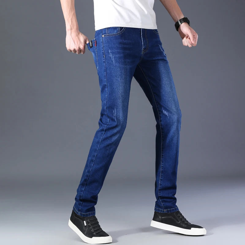 Jean Thermique Homme Fleece Hiver Droit