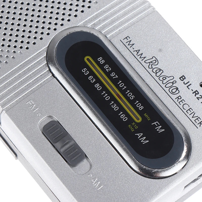 【TO】1PC Portable Mini Radio Handheld Dual Band SW/AM/FM Music Player Speaker with Telescopic Antenna Indoor/Outdoor Radio Stereo