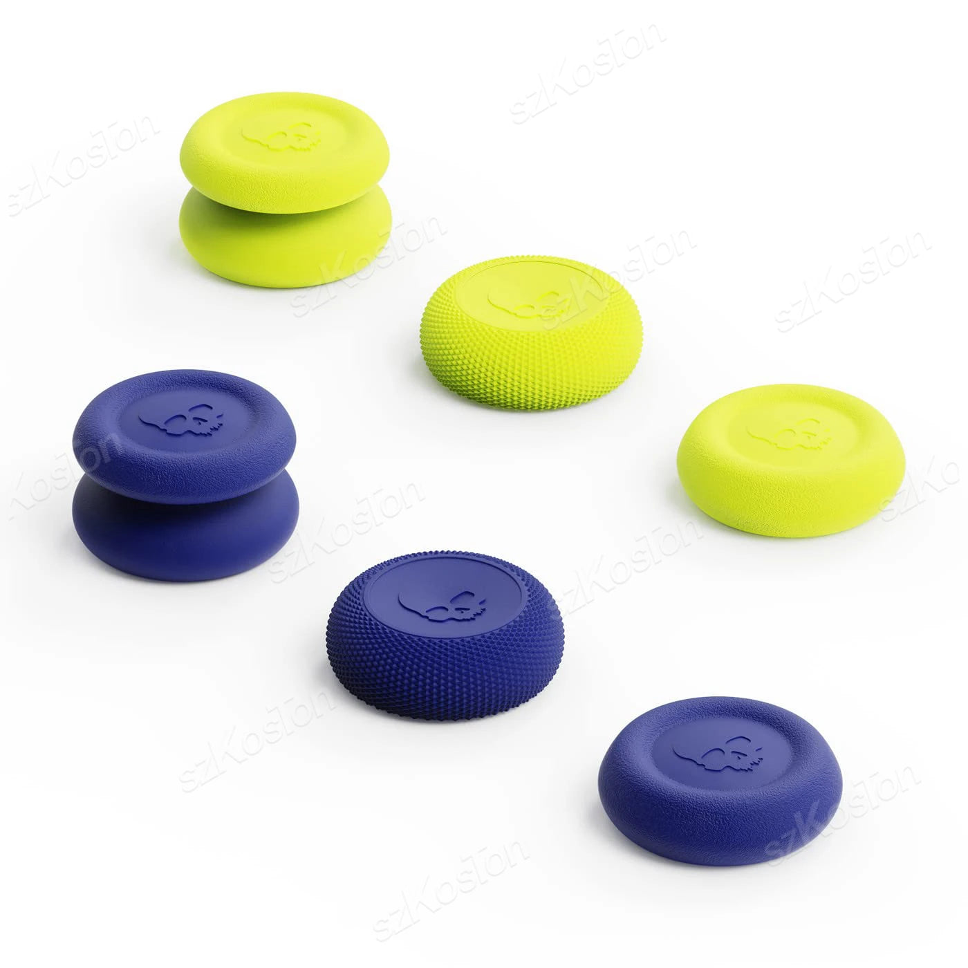 6PCS Thumb Grips Caps Set for Switch 2 Pro/PS5/PS4 Controller Button Stick Cover Gamepad Joystick Cap Gaming Accessories