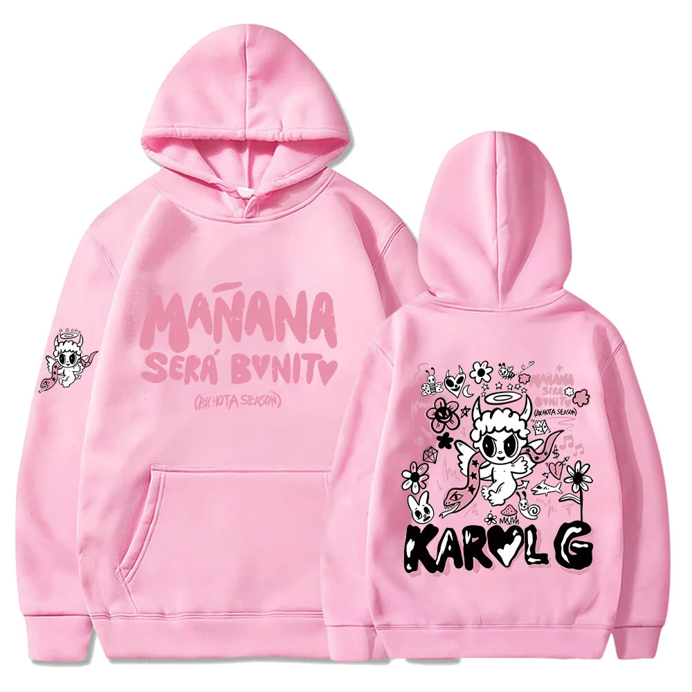 Hoodie Hiphop Streetwear Manana Sera Bonito Sweatshirts Men Woman Casual Long Sleeve Harajuku Oversized Pullover