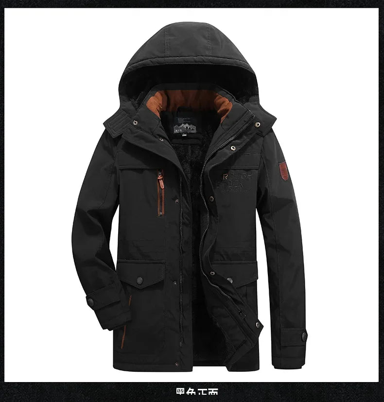 Parka Militaire Coupe-Vent Multi-Poches