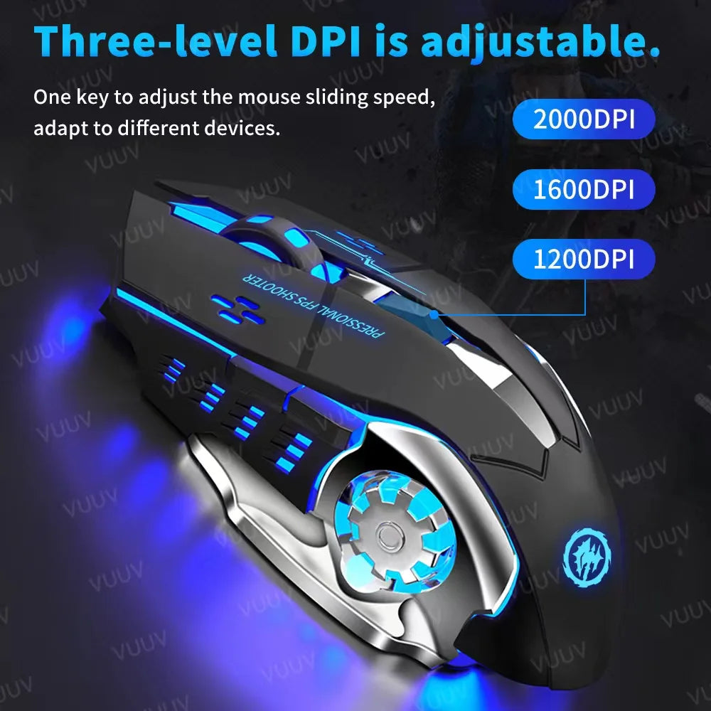 Souris Gaming "Obsidian" - Triple Mode & RGB