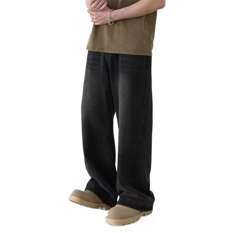 Jean Homme Wide Leg Old Blue Washed