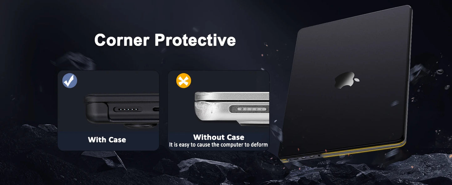 2025 Laptop Case For Macbook Pro Air 13.3 13.6 14 15 16 Inch A3240 A2681 A3241 A2179 A2338 A3112 A3186 Ultra thin Hard Shell