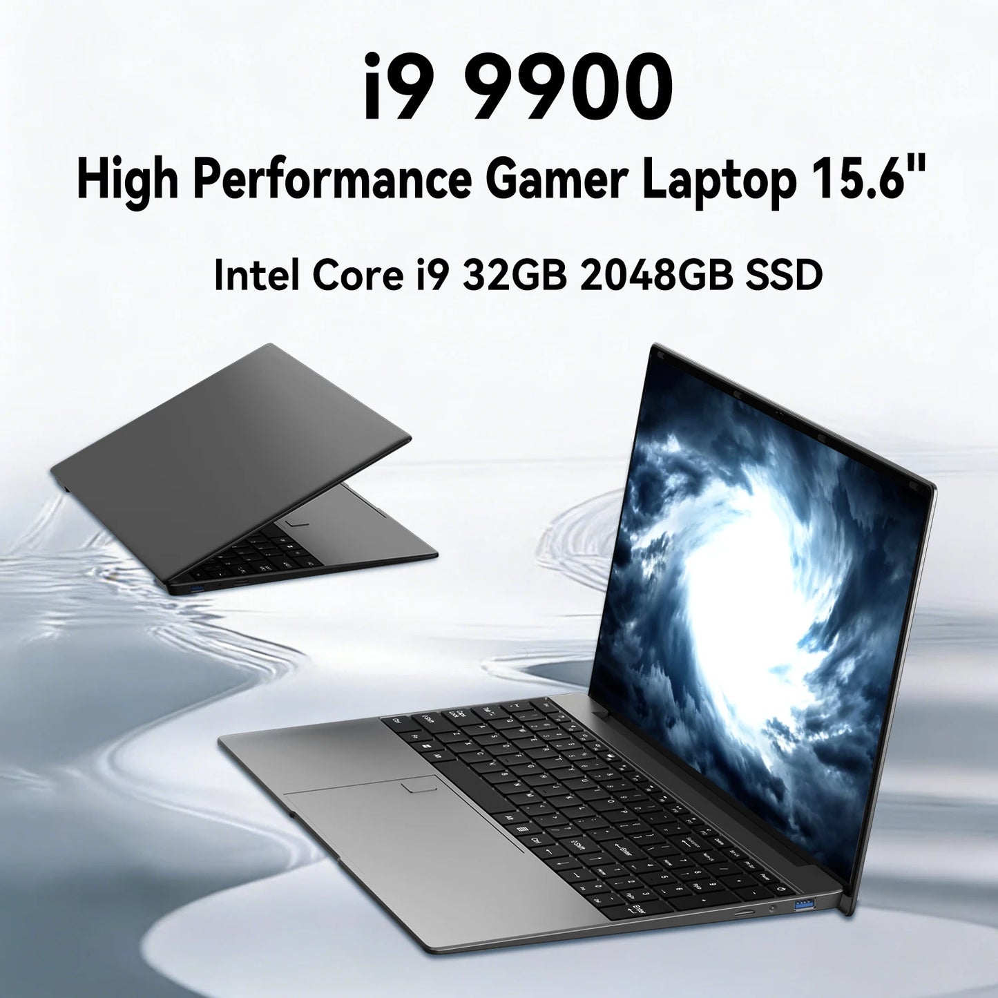I9 Laptop 15.6" Laptop Intel Core i9 9900 32GB DDR4 512GB 2TB SSD 1920*1080 HD Windows 11 Gaming Computer PC Ultra Slim Notebook