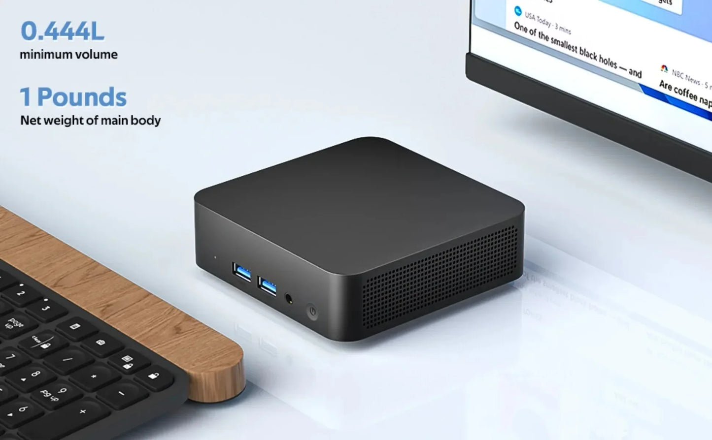 Portable Mini PC  Core i9-10980HK Gaming Mini PC Windows 11 Pro 16GB/32GB DDR4 1TB 2TB M.2 SSD WiFi 6 BT5.2 Desktop Computer