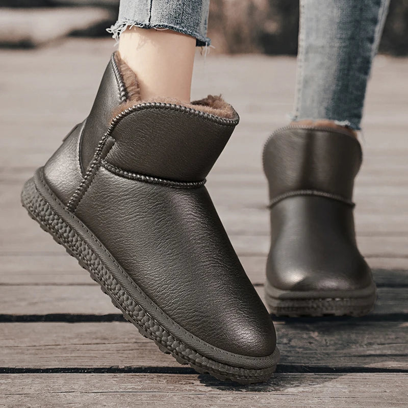 Casual Sneaker Loafers Ankle Boots Sports and Leisure Boots Winter Men Platform Sports Shoes Snow Boots Round Toe Non-slip  New