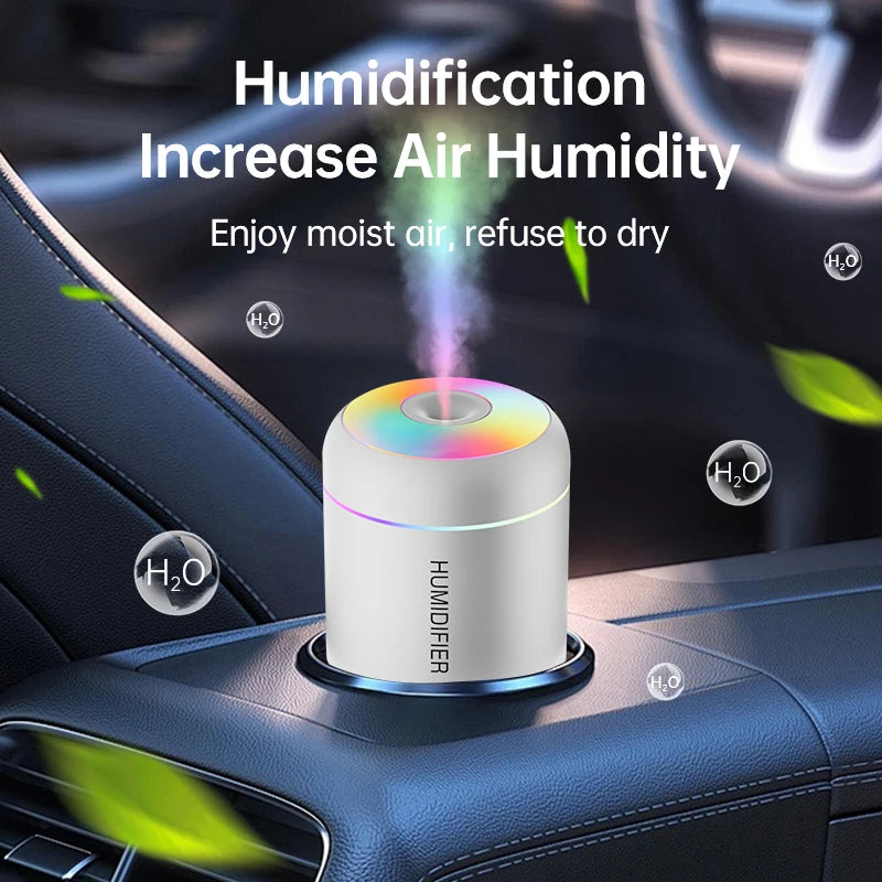 Mini Diffuseur d'Arômes - Humidificateur USB avec Effet LED