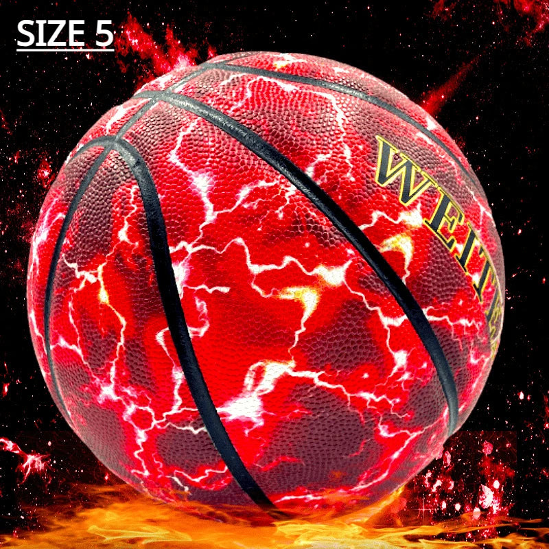Ballon de Basket "Cosmic Blue" - Indoor & Outdoor