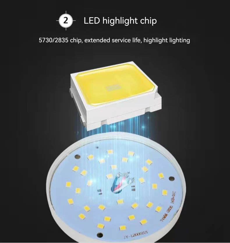 7W 9W 12W 15W LED Emergency Light Bulb Rechargeable Energy Saving Lamp for Home Power Outage Backup Portable Handheld Light