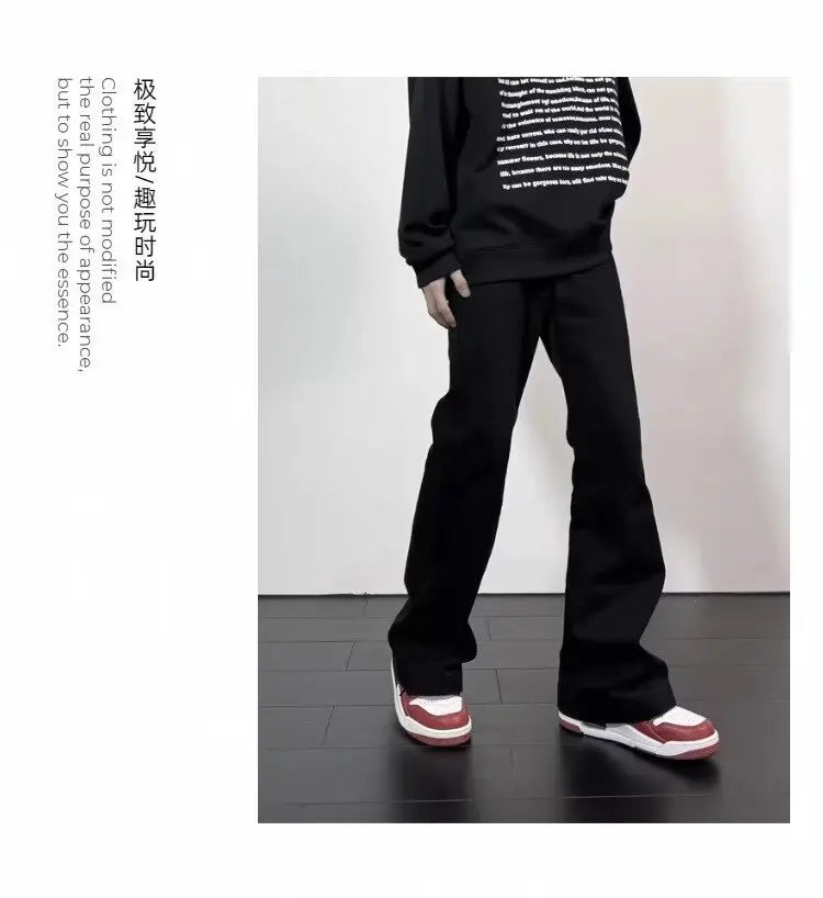Jean Noir Homme Bootcut American Stretch