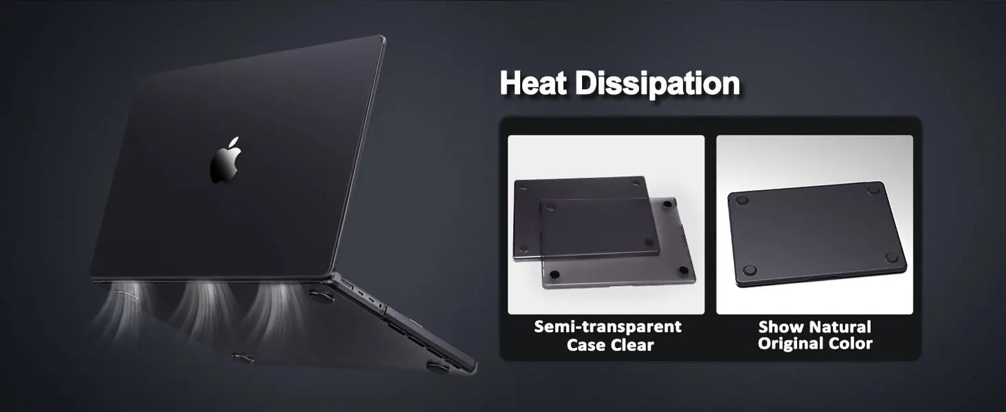 2025 Laptop Case For Macbook Pro Air 13.3 13.6 14 15 16 Inch A3240 A2681 A3241 A2179 A2338 A3112 A3186 Ultra thin Hard Shell