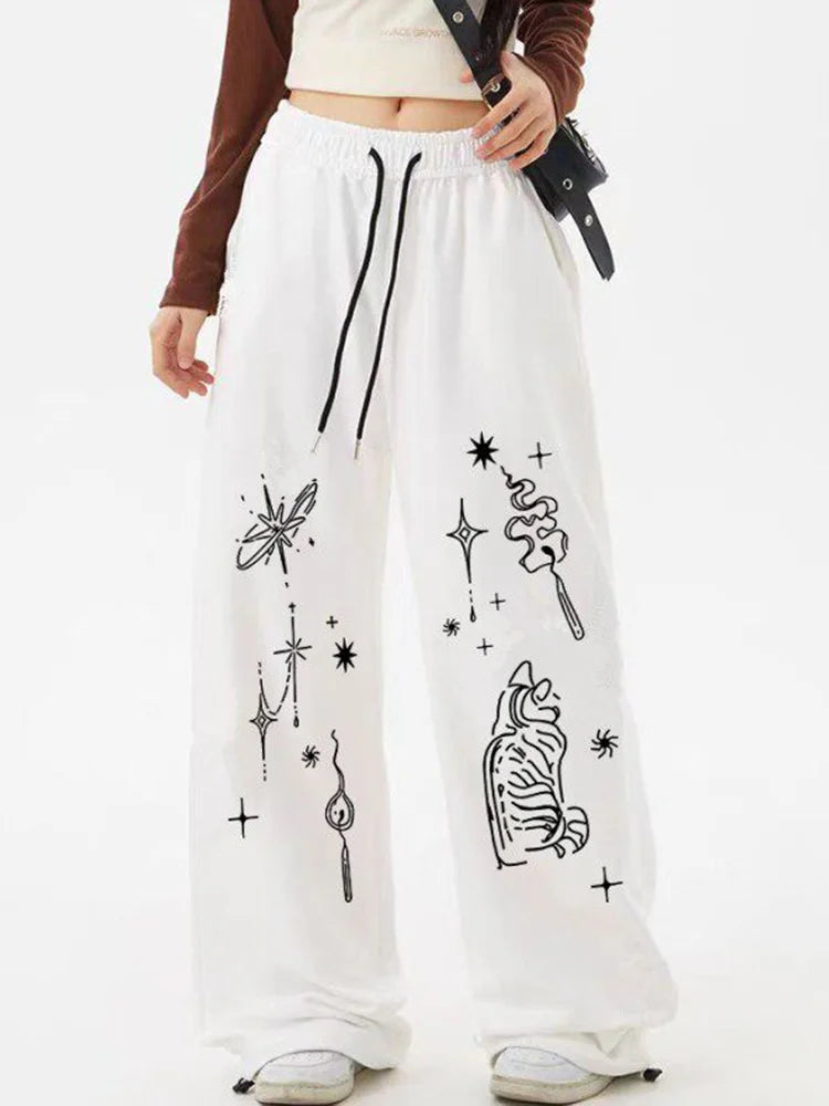 Pantalon Y2K Vintage Hip Hop Femme