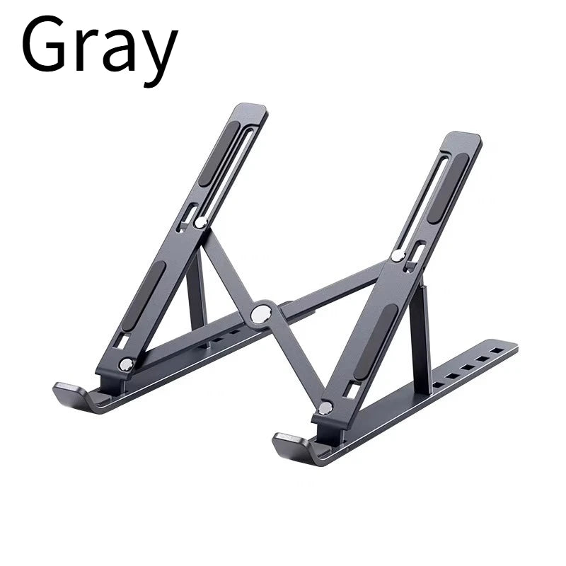 Portable Aluminum Laptop Stand Foldable Lap Top Base Notebook Support Computer Bracket For Macbook Air Pro Holder Accessories