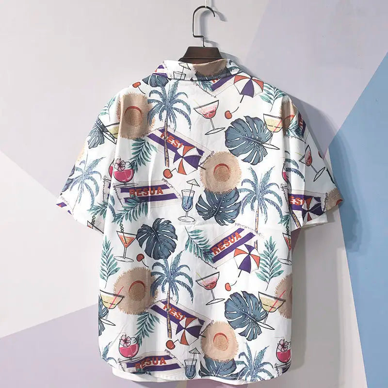 Chemise MC Homme Hip-Hop Geometrique