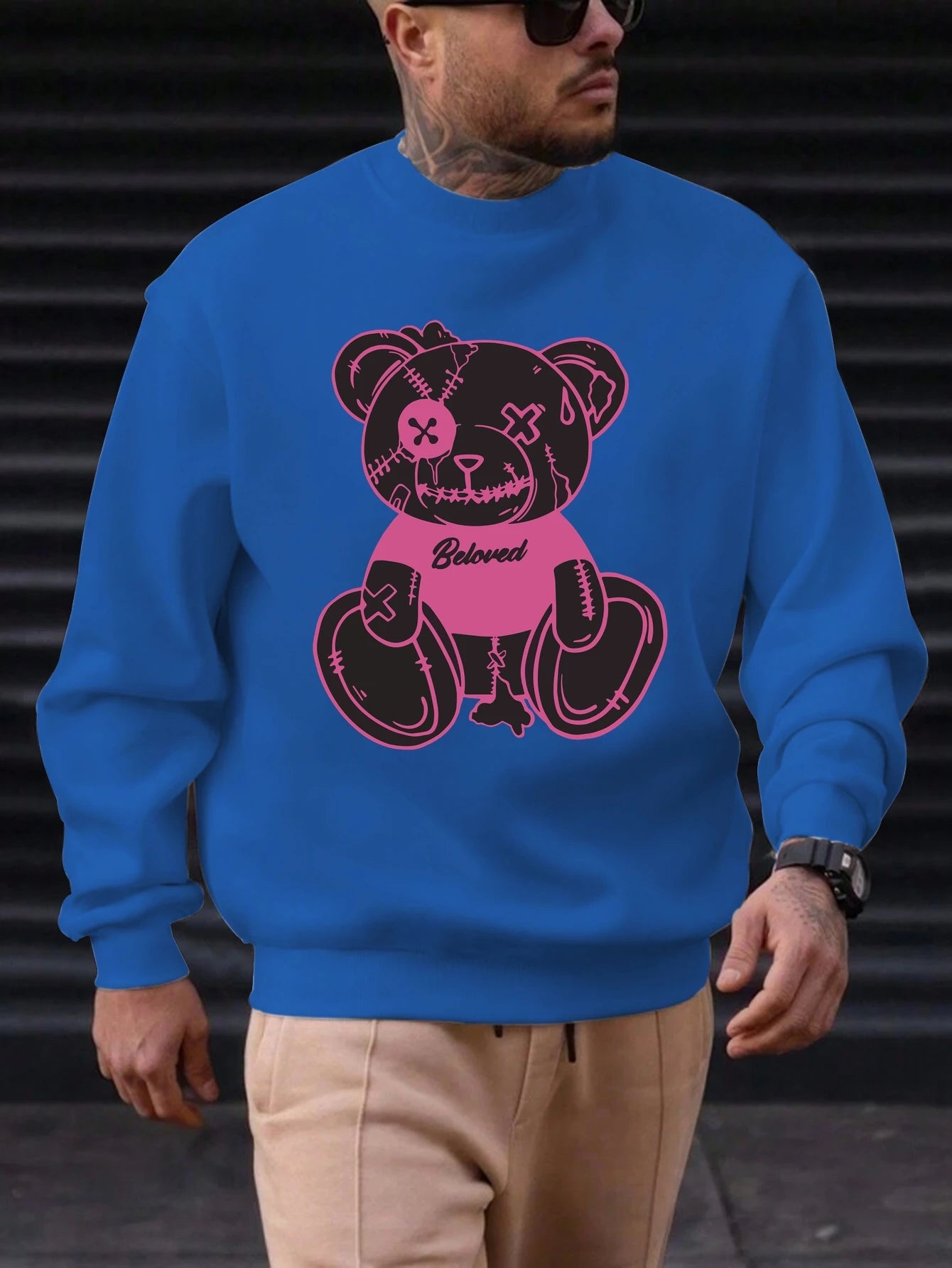 Sweat "Teddy Bear" - Distressed Streetwear