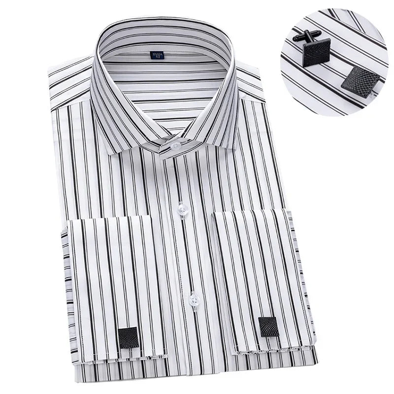 Chemise ML Slim Windsor Cufflinks Rayee