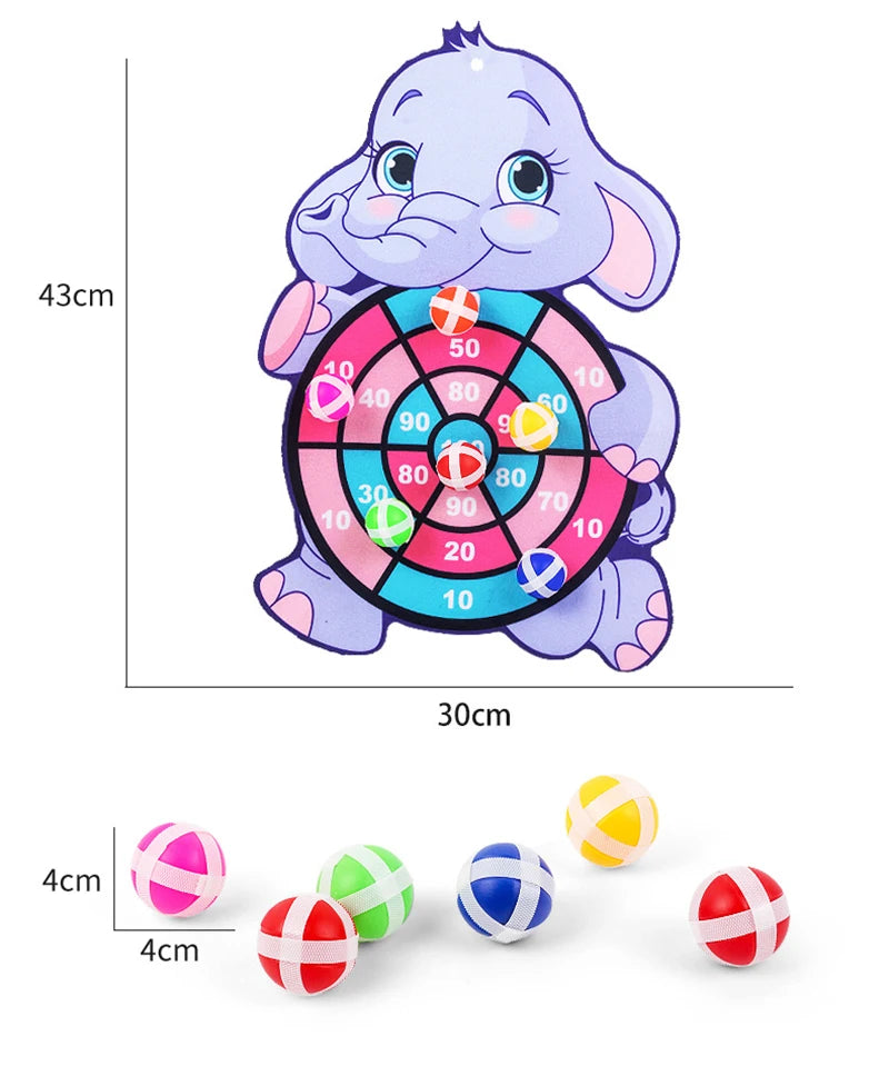 Montessori Throw Sport Slingshot Target Sticky Ball Dartboard Basketball Board Games Educational Children's outdoor toy Kid Game