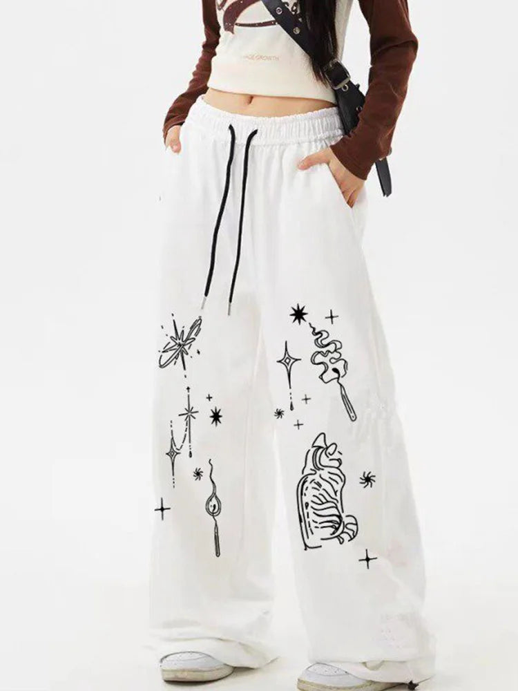 Pantalon Y2K Vintage Hip Hop Femme